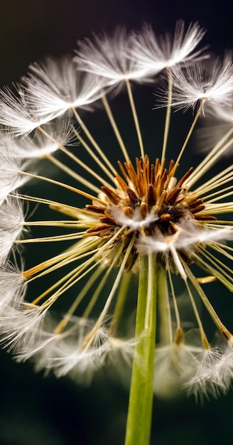 Dandelion est un bel arrière-plan pour votre bureau