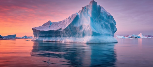 Le danger caché des icebergs et le concept de réchauffement climatique