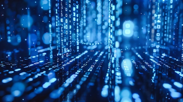Dans le battement de cœur numérique du monde, les codes binaires chuchotent les histoires de l'innovation, une toile de connectivité peinte avec les pixels de la possibilité.