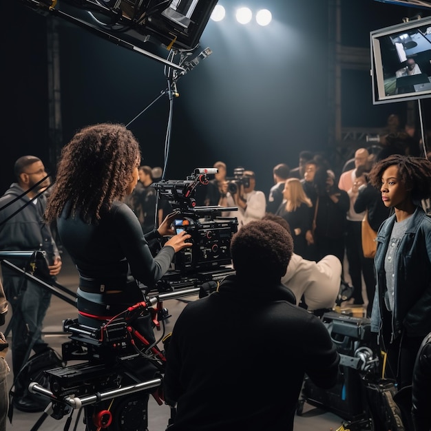 Dans les coulisses d'une séance photo