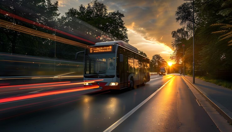 Photo dans le domaine du transport logistique