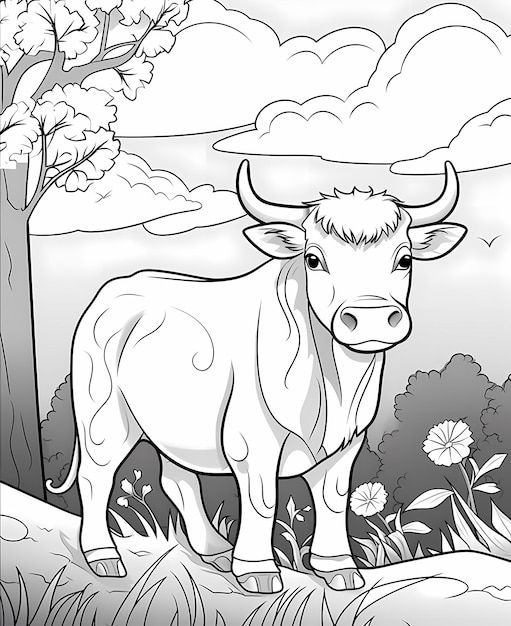 Dans la jungle Aventures de dessins animés Livre de coloriage d'animaux