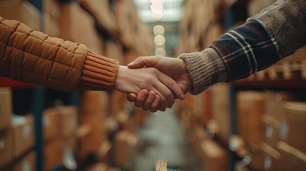 Photo dans un moment de tendresse, les mains du couple tiennent fermement des boîtes en mouvement symbolisant leur unité et leur partage.