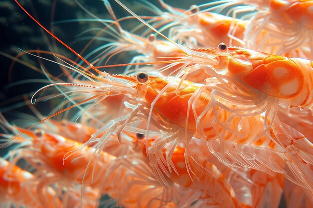 La danse des couleurs sous-marines Une étonnante crevette dans son habitat