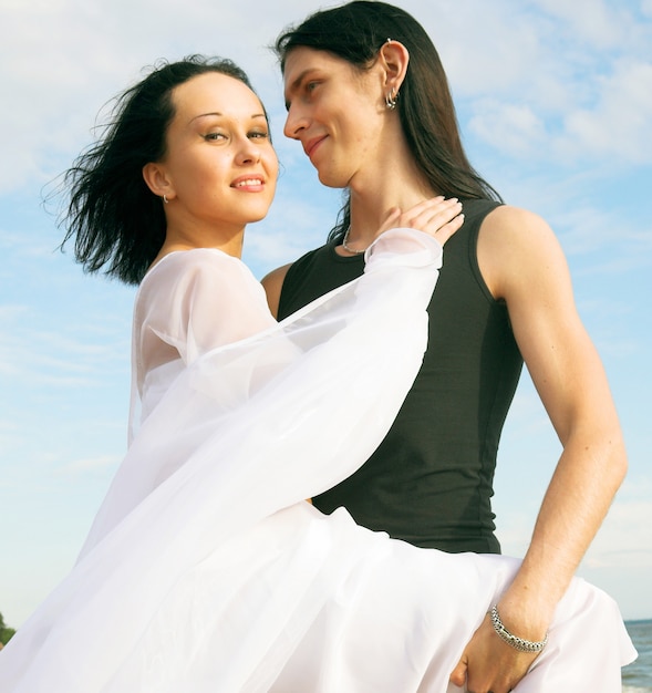 Danser sur la plage