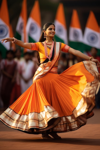 danses traditionnelles qui ont lieu pendant les célébrations de la fête de la République indienne