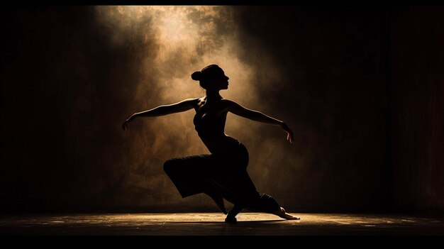 Danseur dans le noir