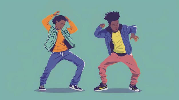 Photo des danseurs de hip-hop