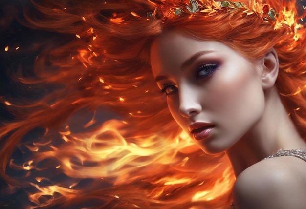 La danseuse des flammes Un voyage éthérique à travers les royaumes ardents