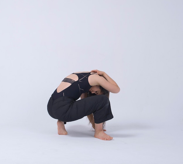 Danseuse professionnelle en studio