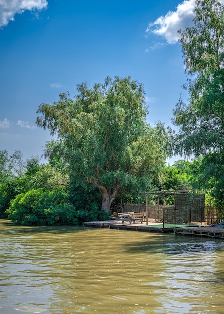 Danube près du village de Vilkovo, Ukraine