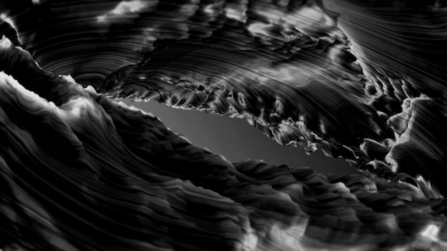 Dark Energy Matter Cloud Effets visuels Energy Alpha Matte Simulation 3d render