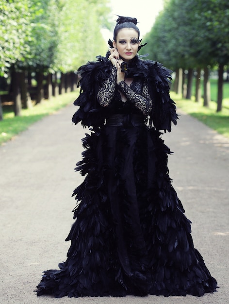 Dark Queen in park