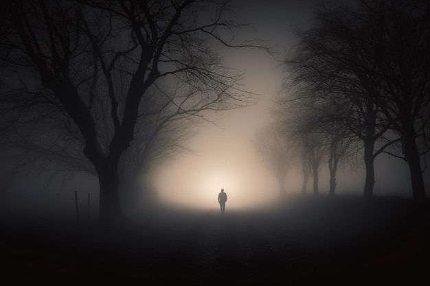 dark_silhouette_standing_in_fog_walking_alone_out