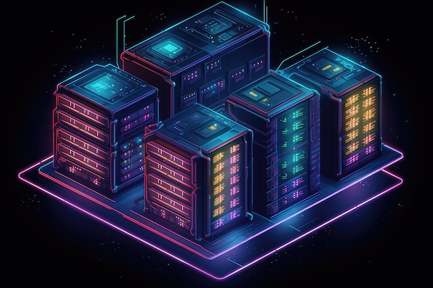 un datacenter illustré