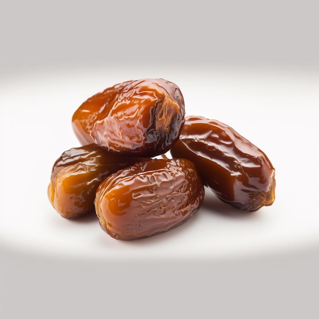 Date isolée sur fond blanc