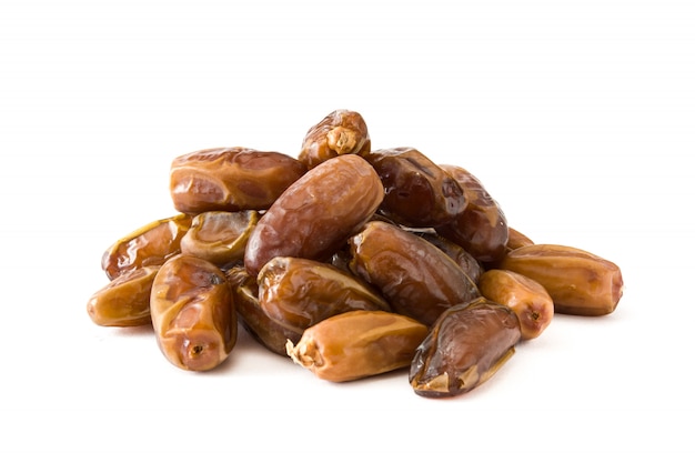 Dates isolés sur blanc