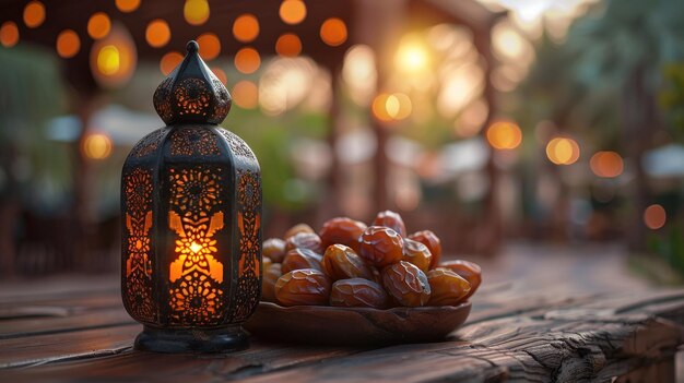 Photo des dattes fraîches pour rompre le jeûne au mois de ramadan