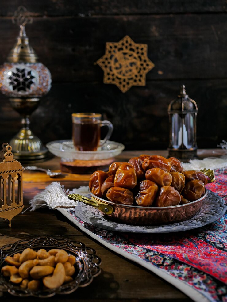 Photo les dattes de sukari pour le ramadhan ifthar