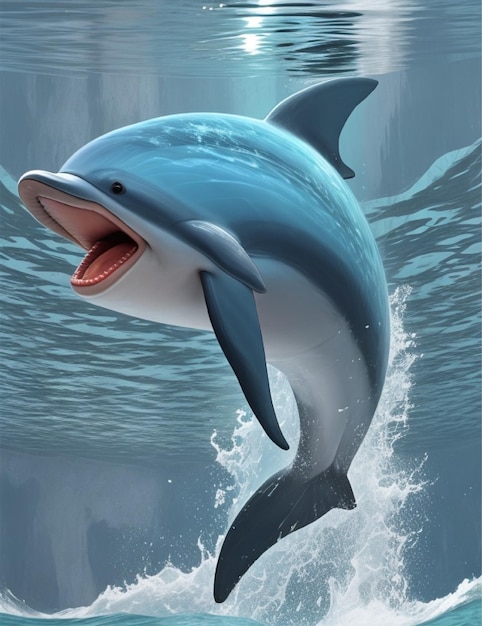 Un dauphin enjoué