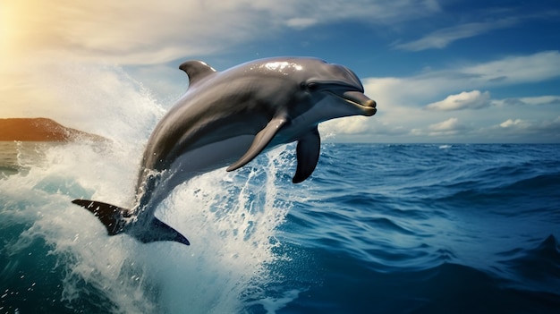 Le dauphin à nez de bouteille sous-marin de la mer Rouge Hurghada Égypte