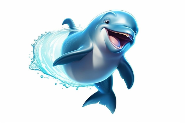Un dauphin sautant hors de l'eau
