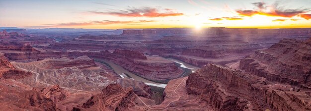 Dead Horse Point State Park nature skyline dans l'Utah USA