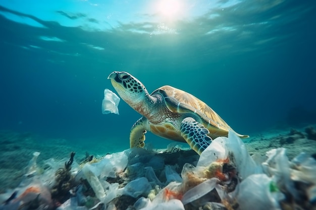 Les déchets dans les océans