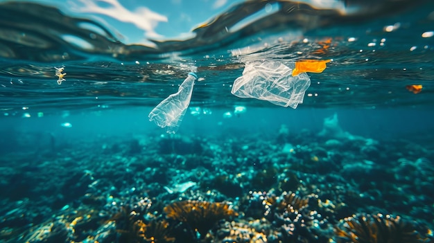 Les déchets plastiques dans l'océan