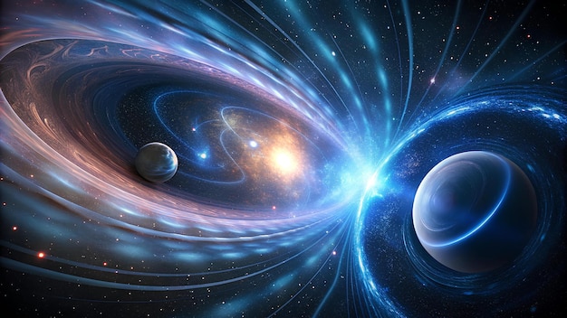 Déchiffrer les mystères du cosmos Plongez dans les visualisations d'astrophysique illustrées révélatrices