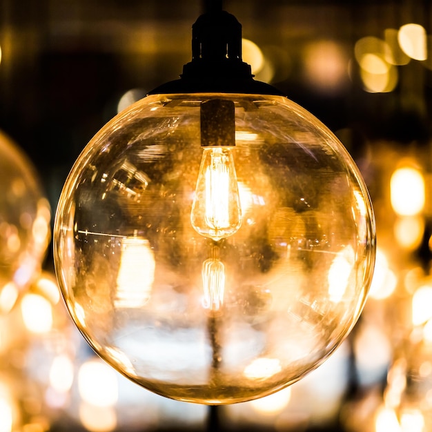 Décor d'ampoule rétro Edison