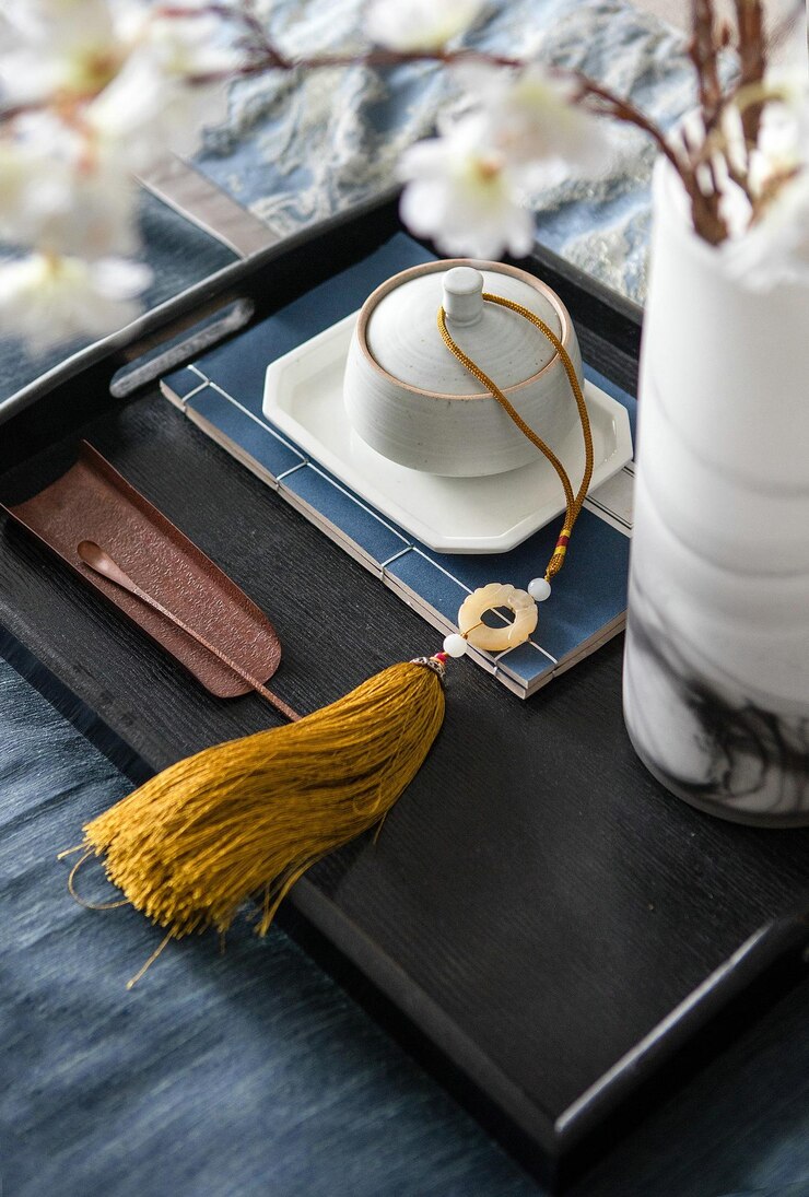 Le décor de la cérémonie du thé