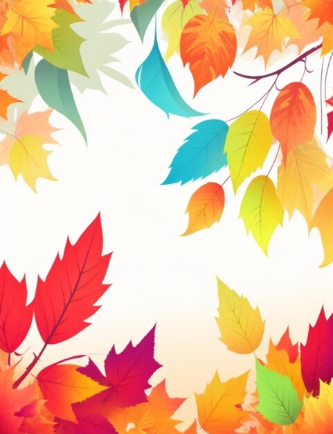 Un décor coloré d'automne vibrant