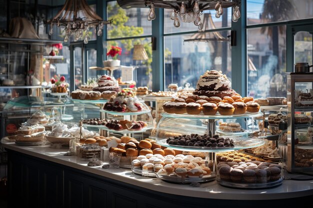 Décor et conception de la pâtisserie