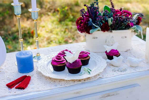 Le décor du mariage.