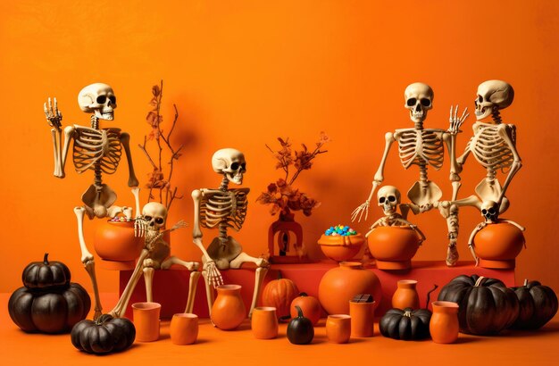 Décor de fête d'Halloween