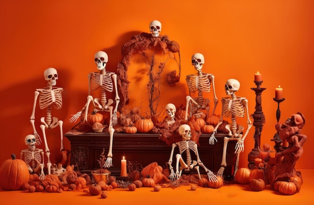 Décor de fête d'Halloween