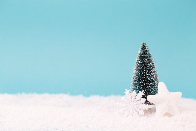 Décor de Noël. Carte de voeux de Noël. Symbole de Noël.