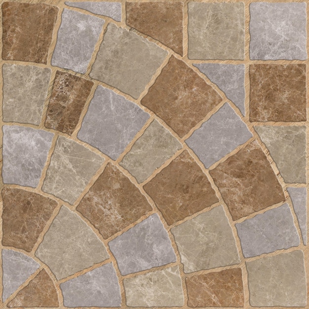 Décor sans couture géométrique en bois, marbre, béton, ciment et pierre