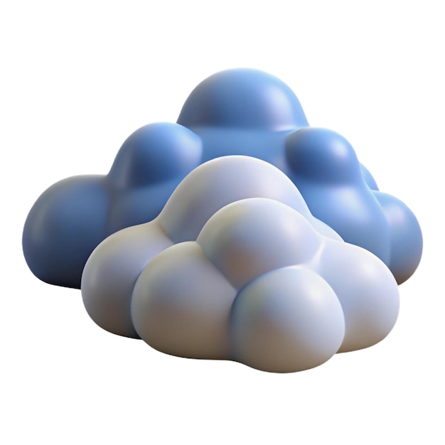 Décor de sculptures de nuages