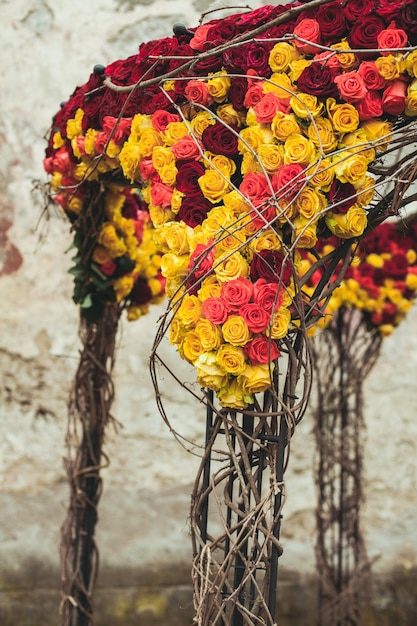 Décoration d'arche de mariage