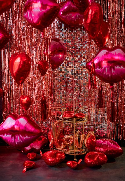 Décoration de la chambre pour la Saint-Valentin ou les rencontres