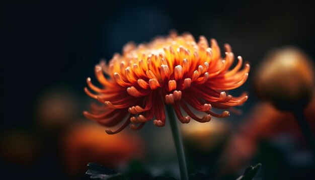 Décoration colorée de nature marguerite gerbera vibrante générée par l'IA