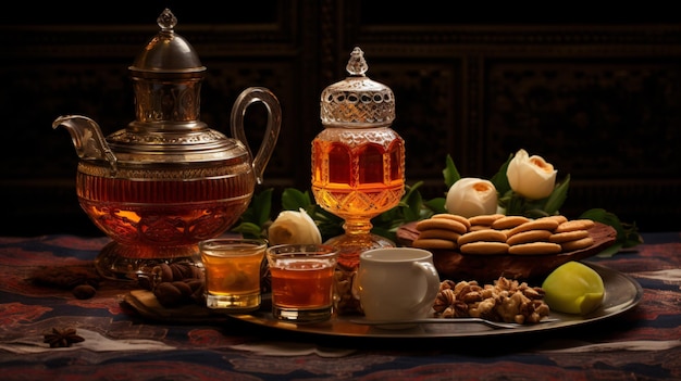 Décoration du Nouvel An islamique avec des éléments traditionnels
