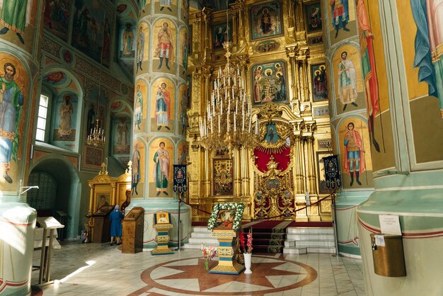 Photo décoration de l'église chrétienne russe kolomna russie