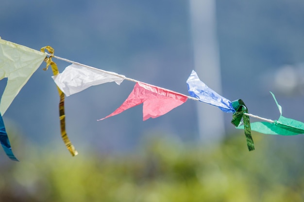 Décoration extérieure de partie de junina à Rio de Janeiro Brésil