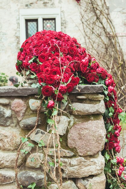 Décoration de fleurs de mariage