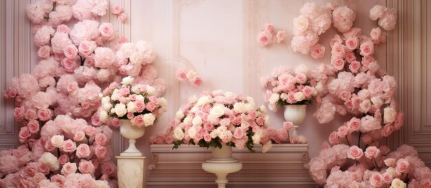 D'une décoration florale à la rose