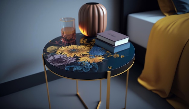 Décoration d'intérieur Tables d'appoint Generative AI