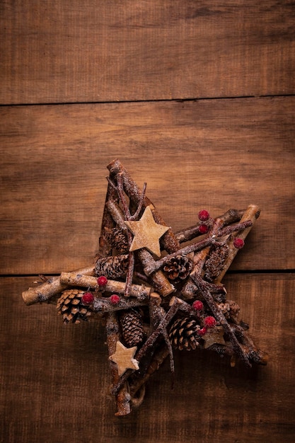 Décoration de la maison de fête de Noël